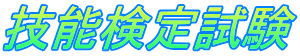 技能検定試験